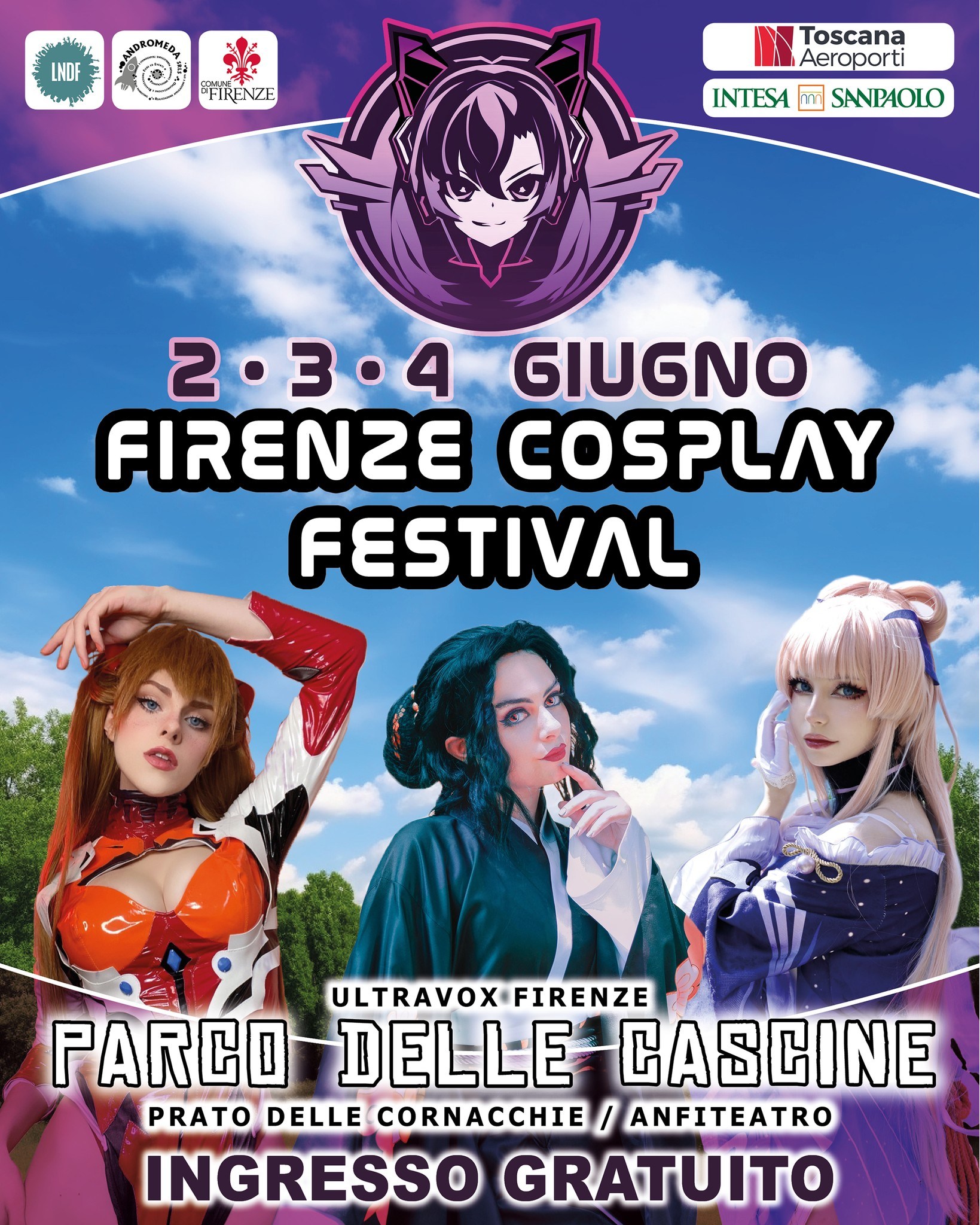 Firenze Cosplay Festival dal 2 al 4 giugno 2023