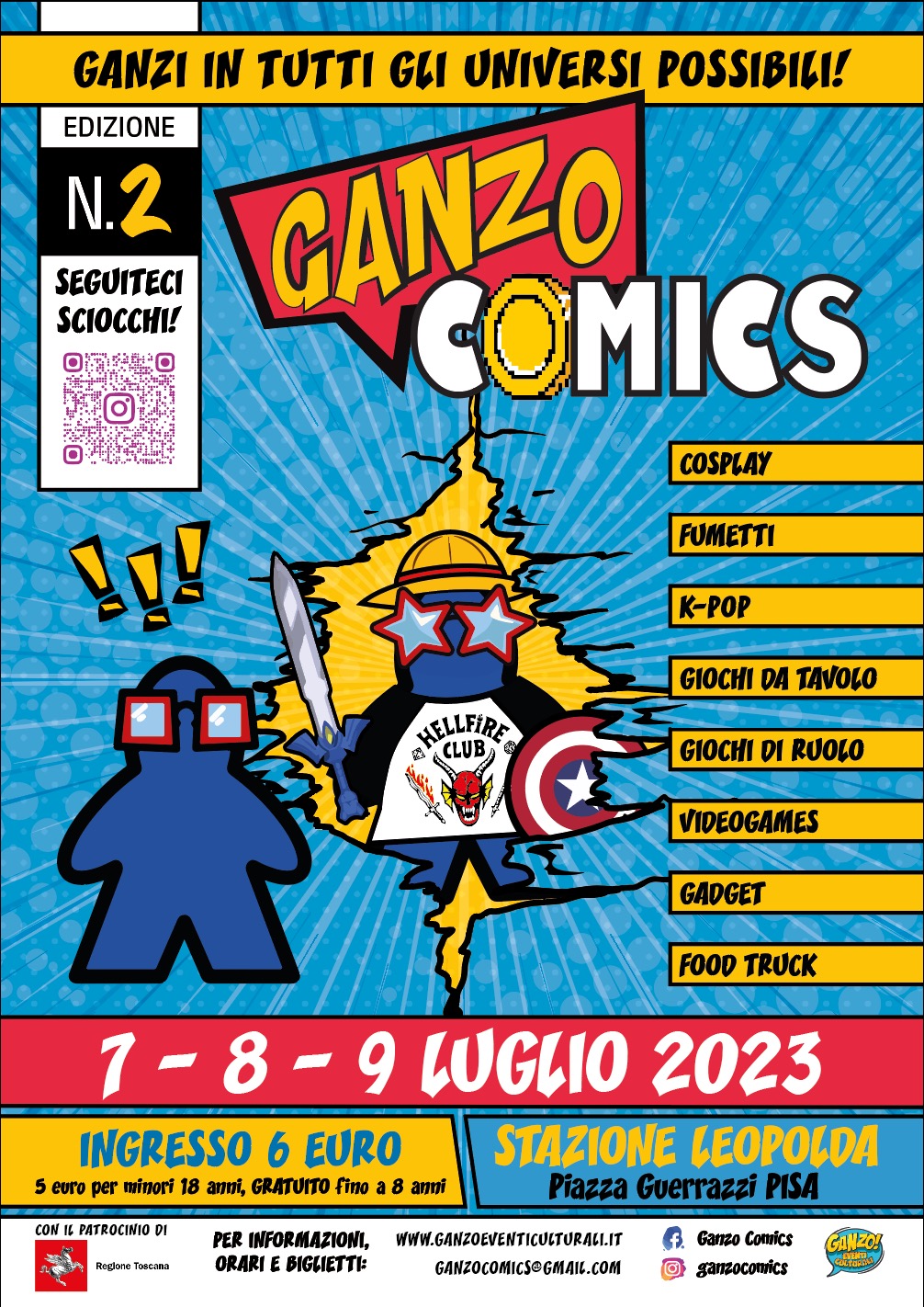 La seconda edizione di Ganzo Comics dal 7 al 9 luglio 2023