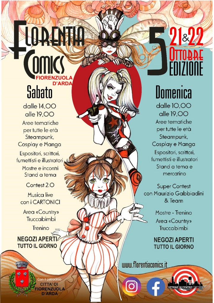 La 5° Edizione di “Florentia Steampunk & Cosplay” vi aspetta il 21 e 22 ottobre 2023