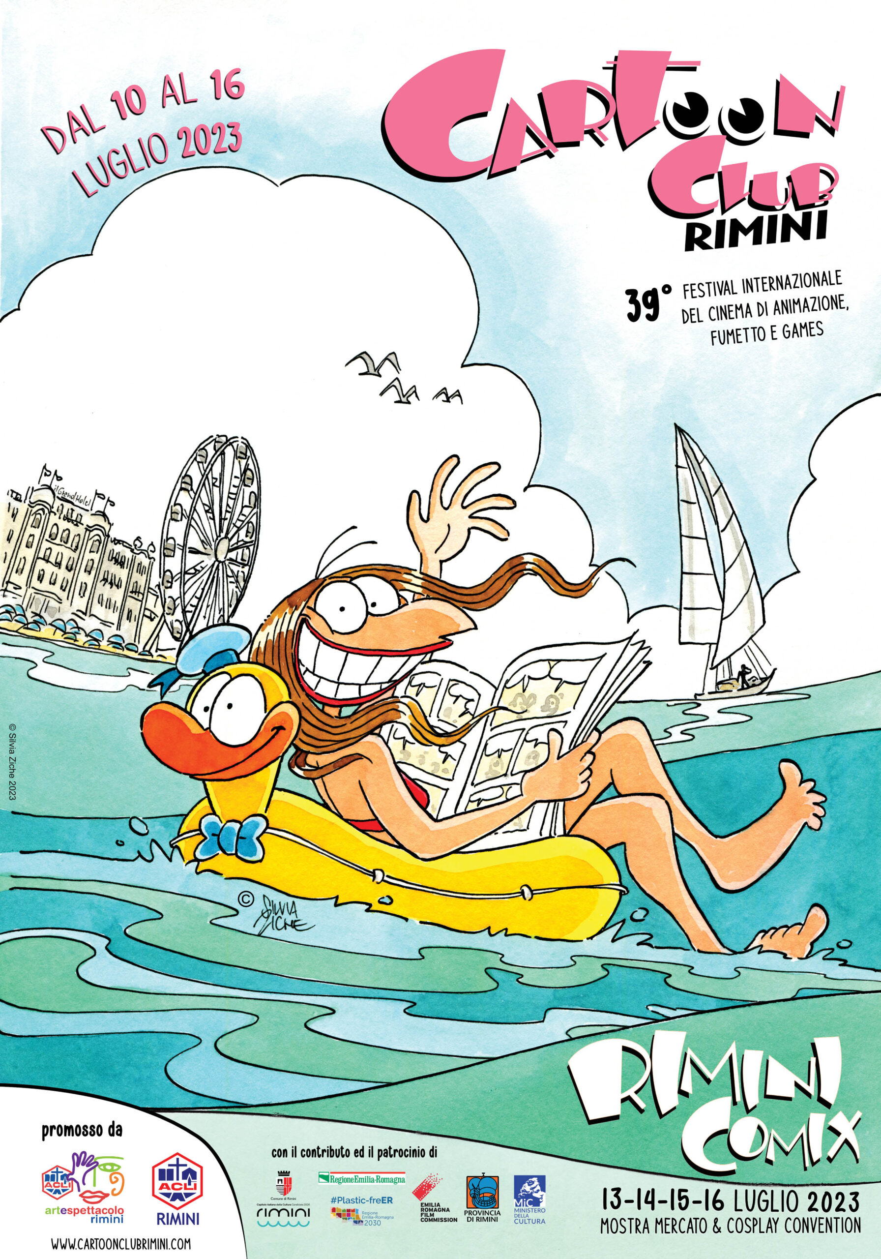 La 39esima edizione di Cartoon Club Rimini Comix: dal 13 al 16 luglio 2023