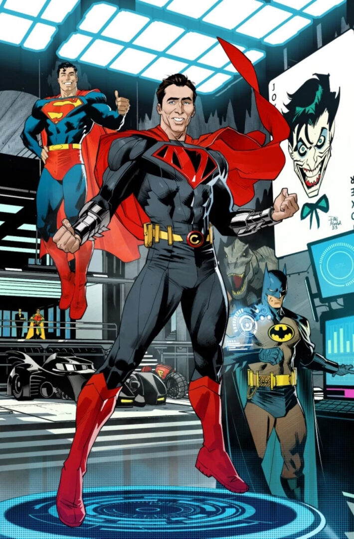 Nicolas Cage è finalmente Superman in una copertina di DC Comics