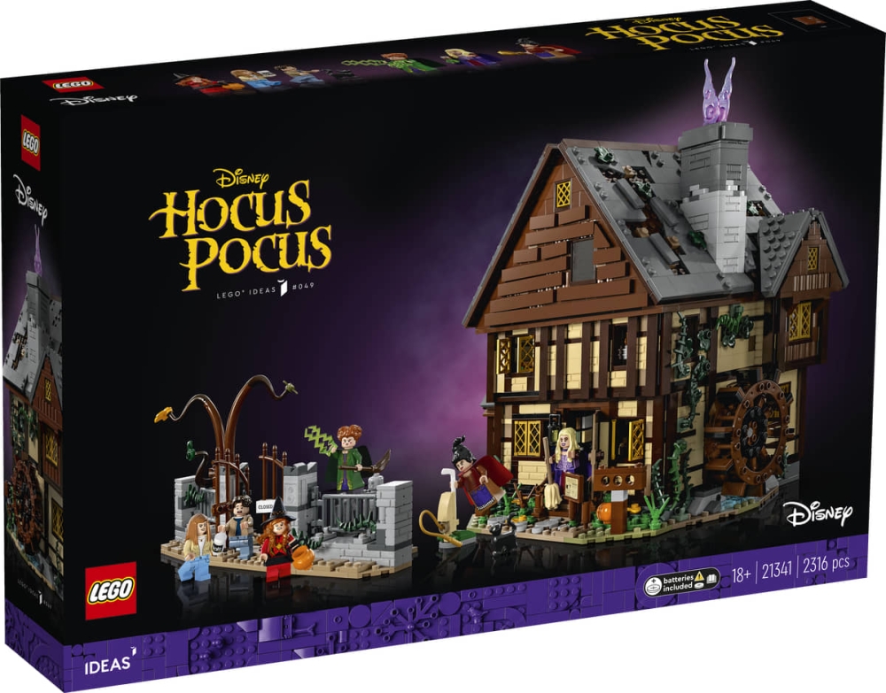 Lego Ideas Disney Hocus Pocus: Il cottage delle sorelle Sanderson