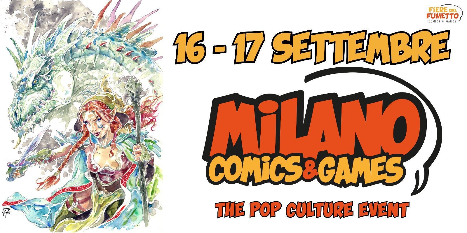 Milano Comics & Games 16 e 17 settembre 2023