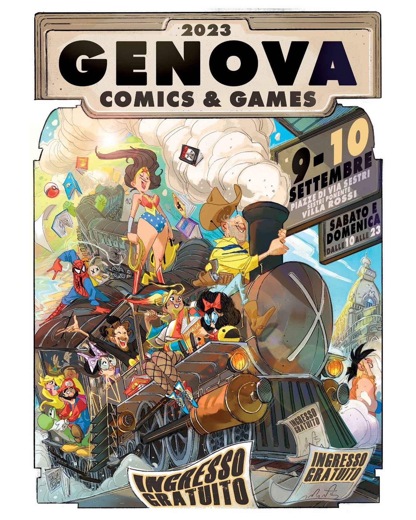 Genova Comics & Games: 9 e l’10 settembre 2023