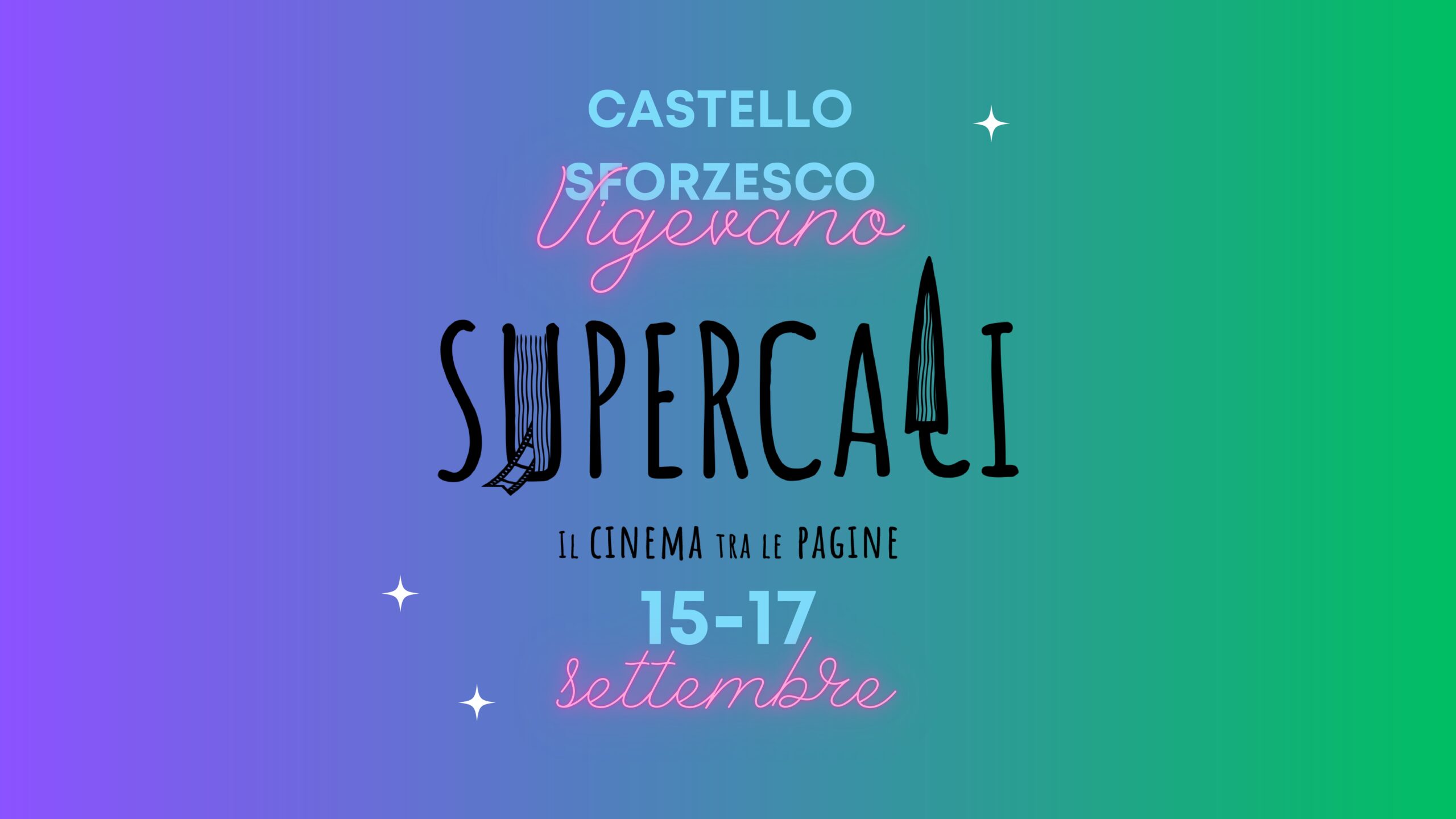SuperCali Festival: Il cinema tra le pagine, torna dal 15 al 17 settembre