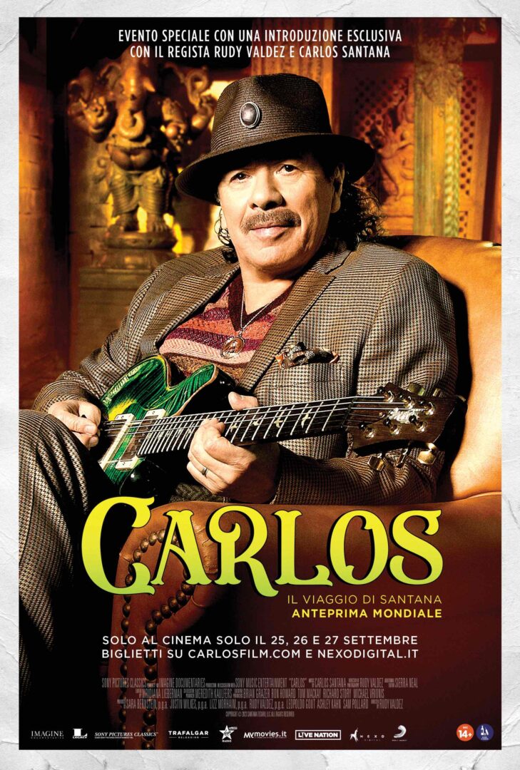 “Carlos: Il Viaggio di Santana”: anteprima mondiale al cinema