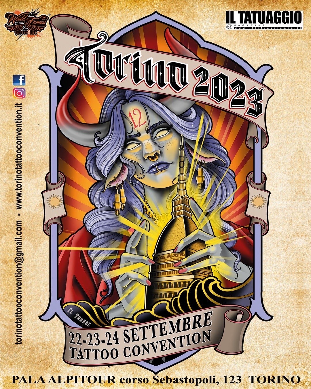 Torino Tattoo Convention: dal 22 al 24 settembre 2023