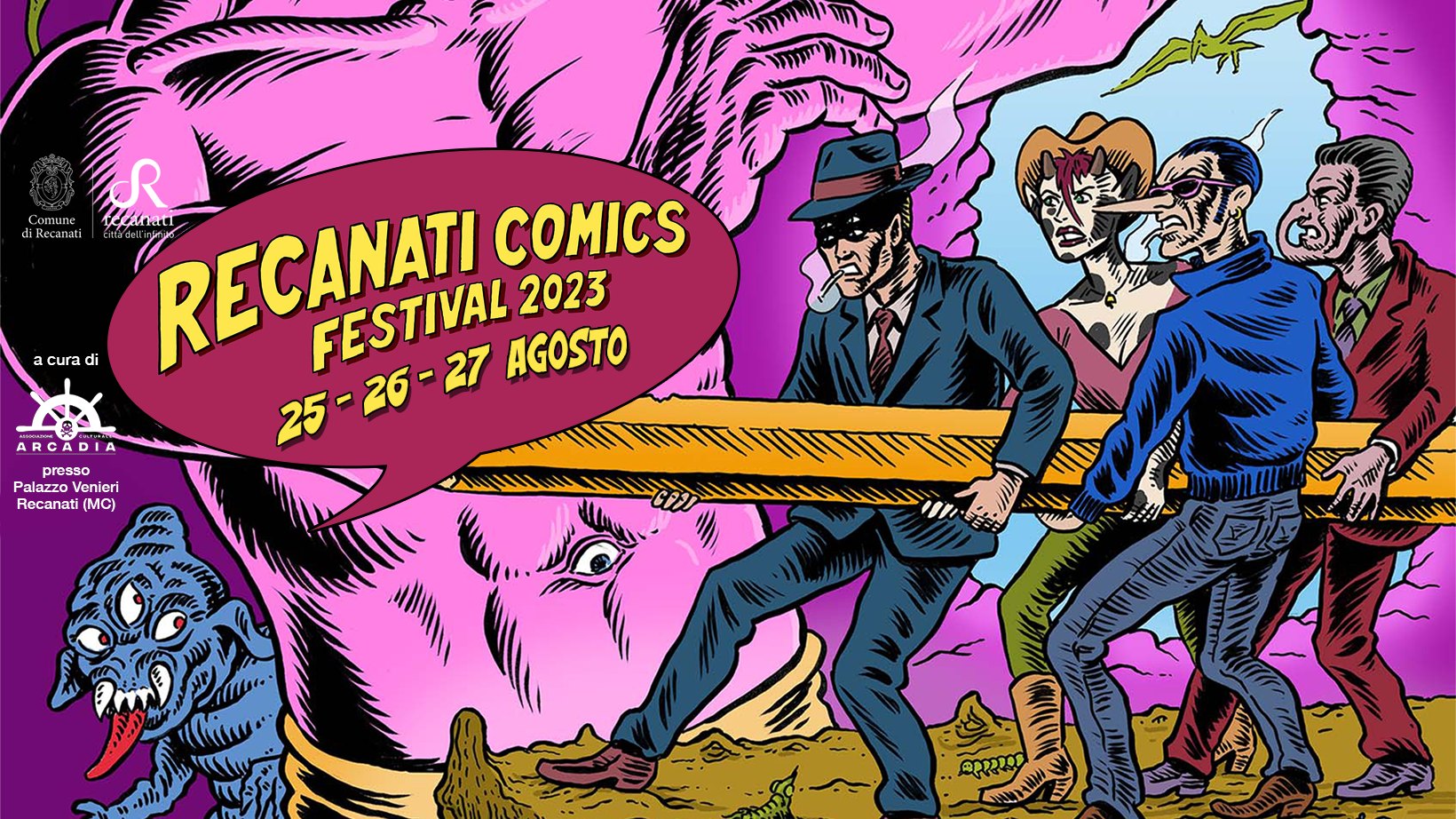 La terza edizione del Recanati Comics Festival: dal 25 al 27 agosto 2023