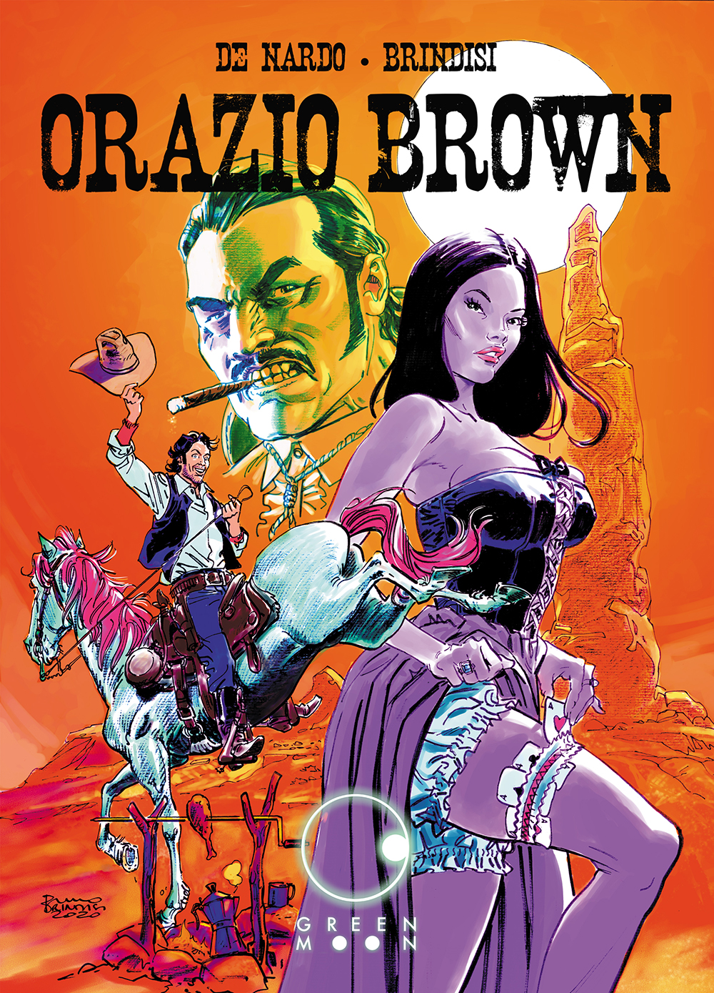 “Orazio Brown” di Giuseppe De Nardo e Bruno Brindisi in uscita per Green Moon Comics