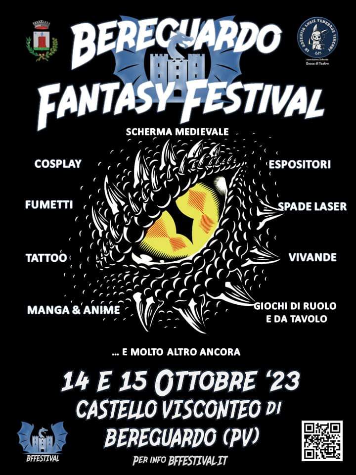 La prima edizione di Bereguardo Fantasy Festival: 14 e 15 ottobre 2023