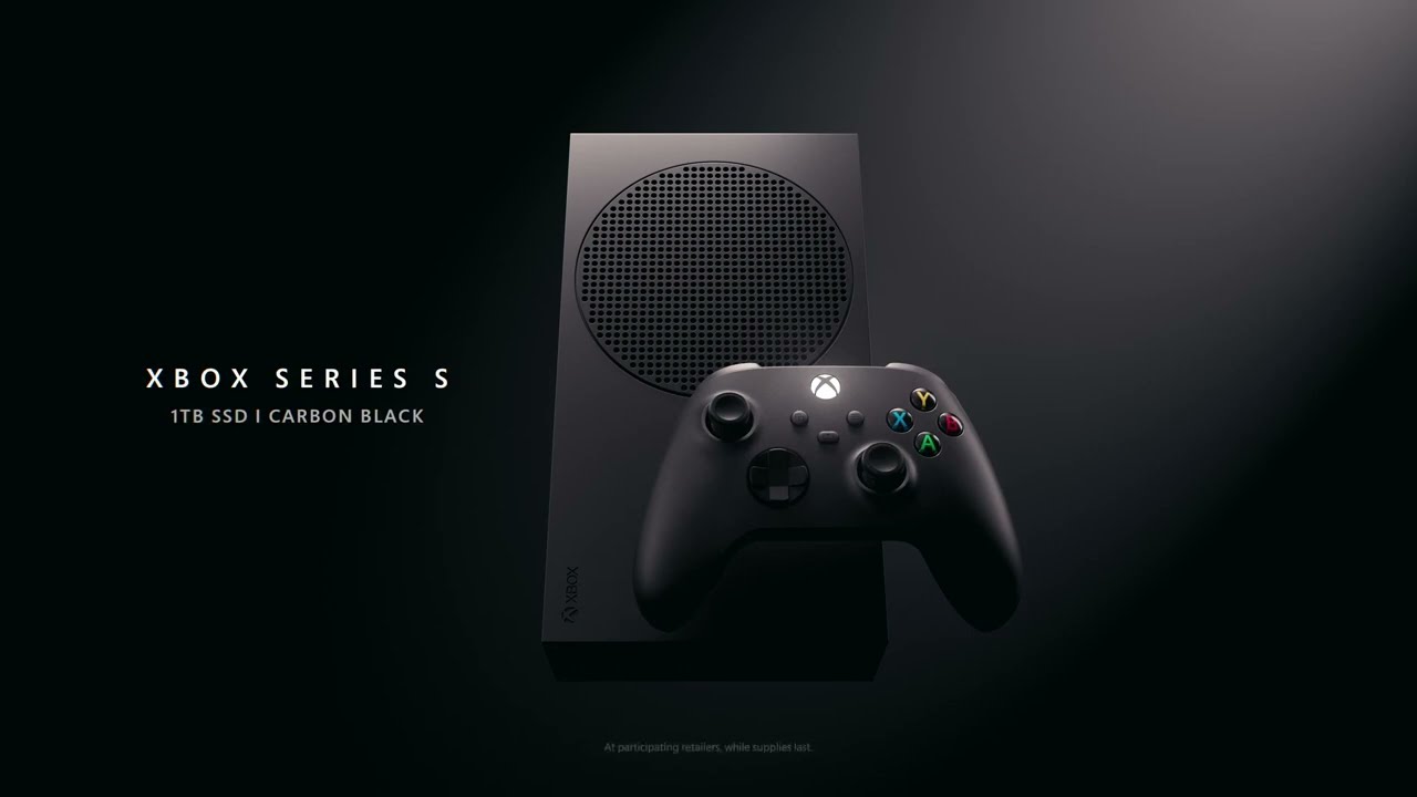 Xbox Series S – 1TB in Carbon Black