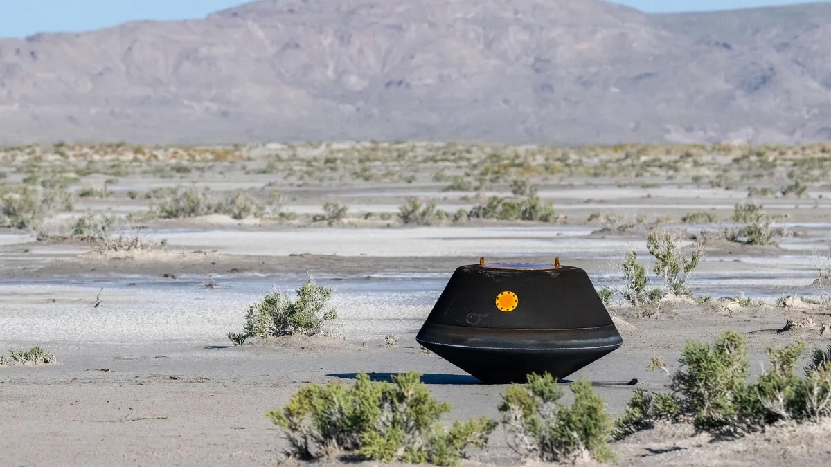 NASA: la Capsula con campioni dell’asteroide Bennu atterra nello Utah