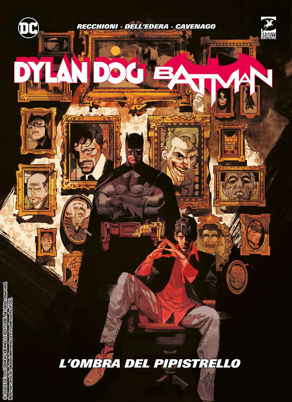 Dylan Dog e Batman: l’ombra del pipistrello in Versione Cartonata