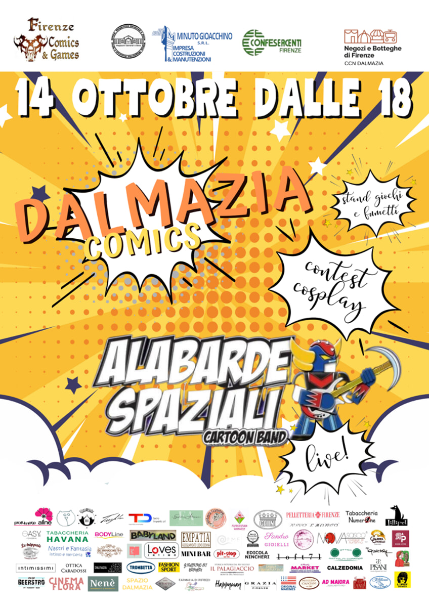 A Firenze va in scena “Dalmazia Comics”, 14 ottobre 2023