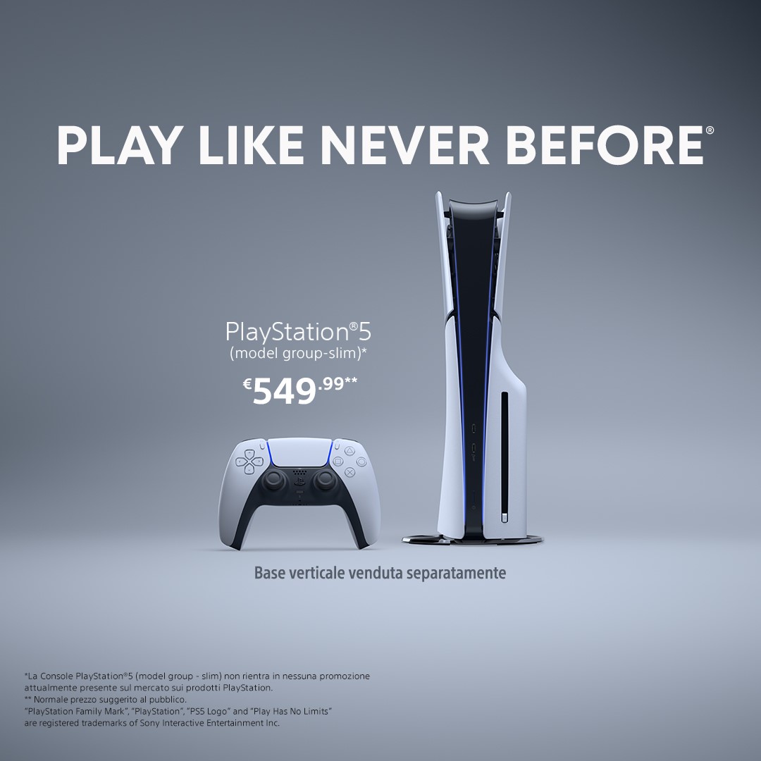 Il nuovo modello di PlayStation 5 sarà disponibile in Italia a partire da domani 24 novembre