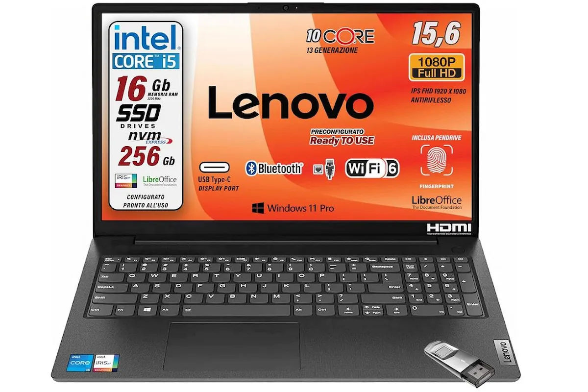 Notebook Lenovo i5 13Gen con NVMe
