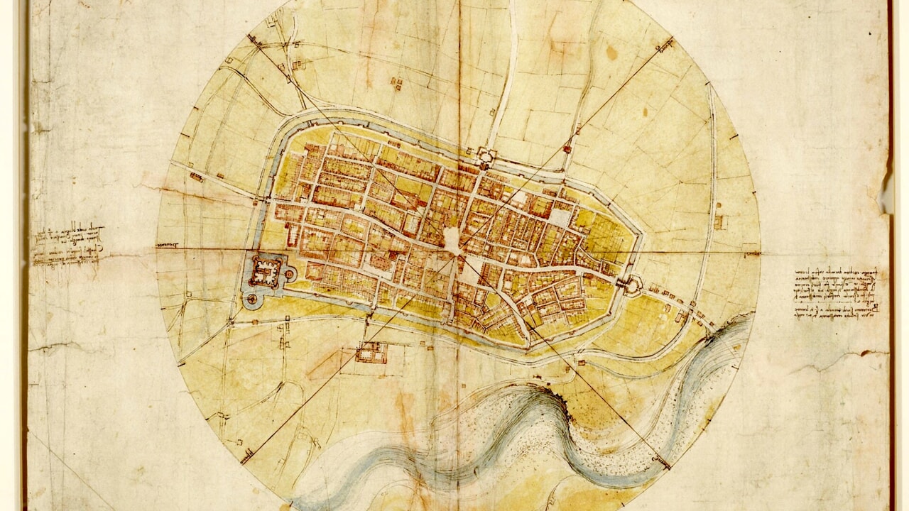 Leonardo cartografo: come ha fatto a riprodurre la mappa di Imola?