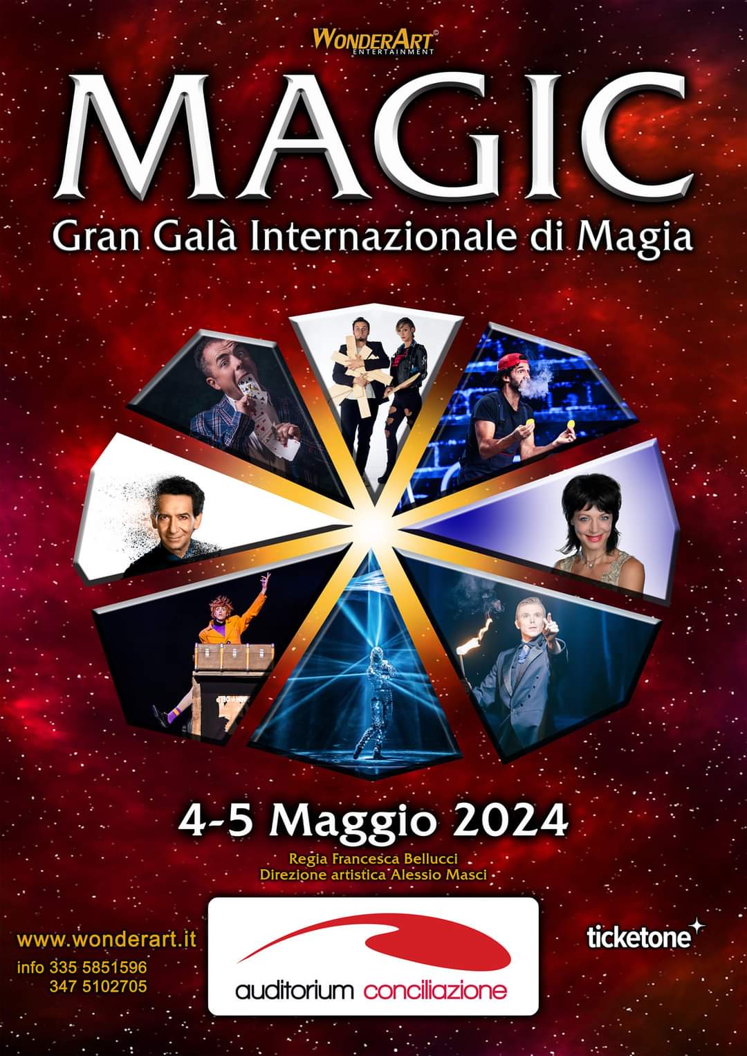 Magic, il Gran Galà internazionale di magia che incanta Roma, torna il 4 e 5 maggio 2024
