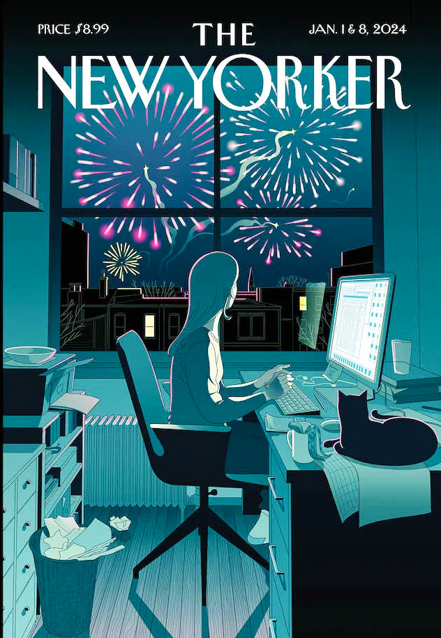 La prima copertina del 2024 del New Yorker è opera di un’artista italiana