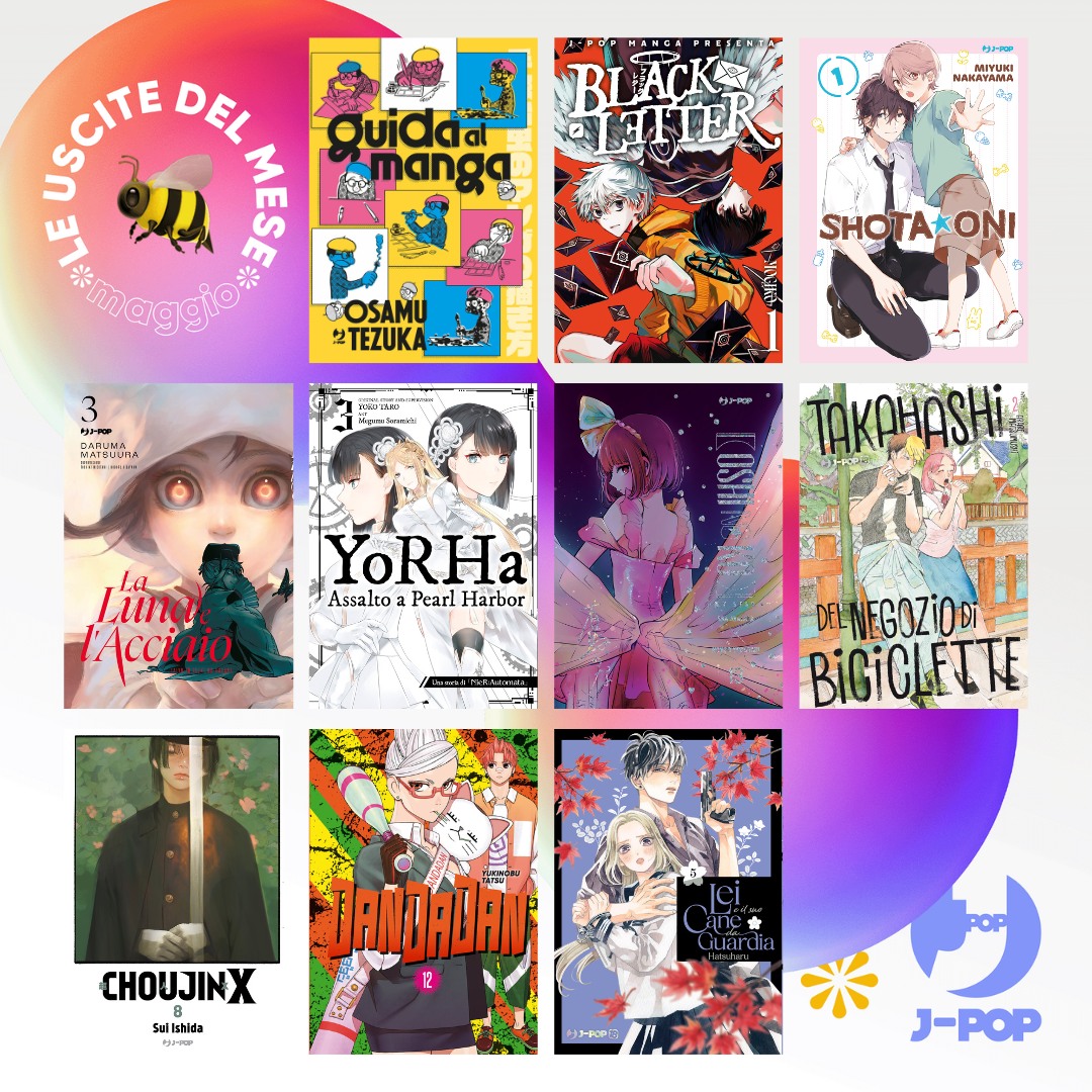 J-POP Manga & Edizioni BD presentano le novità di maggio 2024