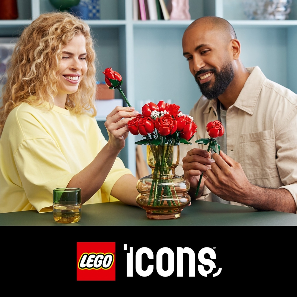 Lego Icons Bouquet di rose