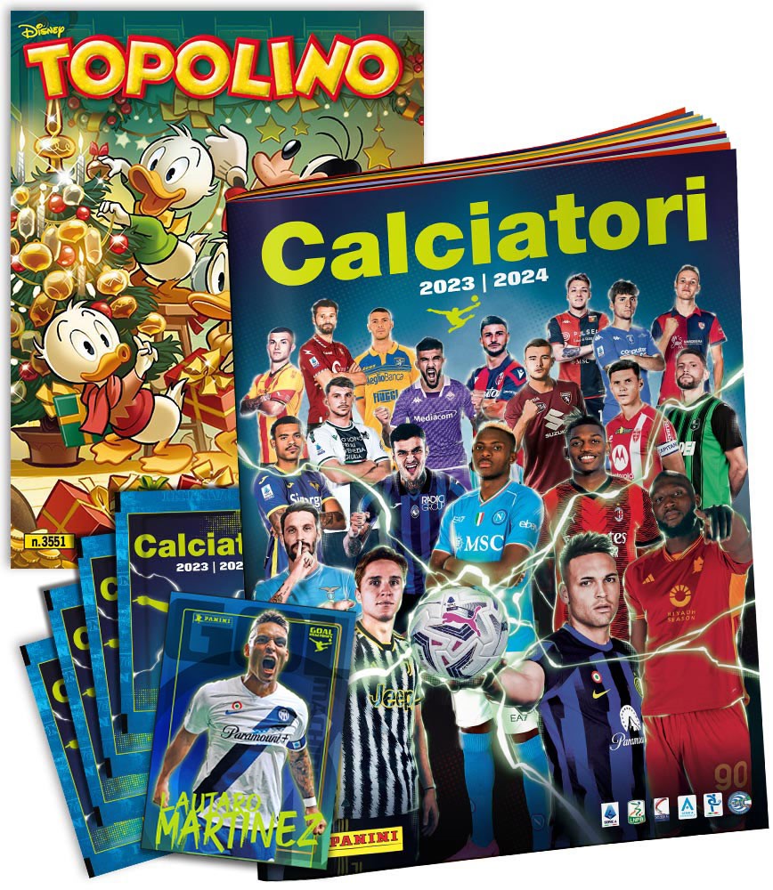 Topolino presenta l’Album Calciatori Panini 2023 – 2024