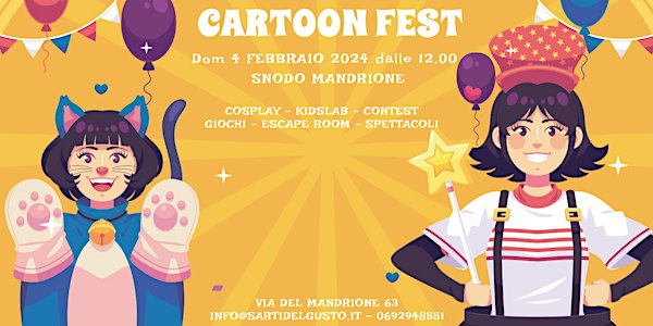 Cartoon Fest @ Snodo Mandrione: 4 febbraio 2024