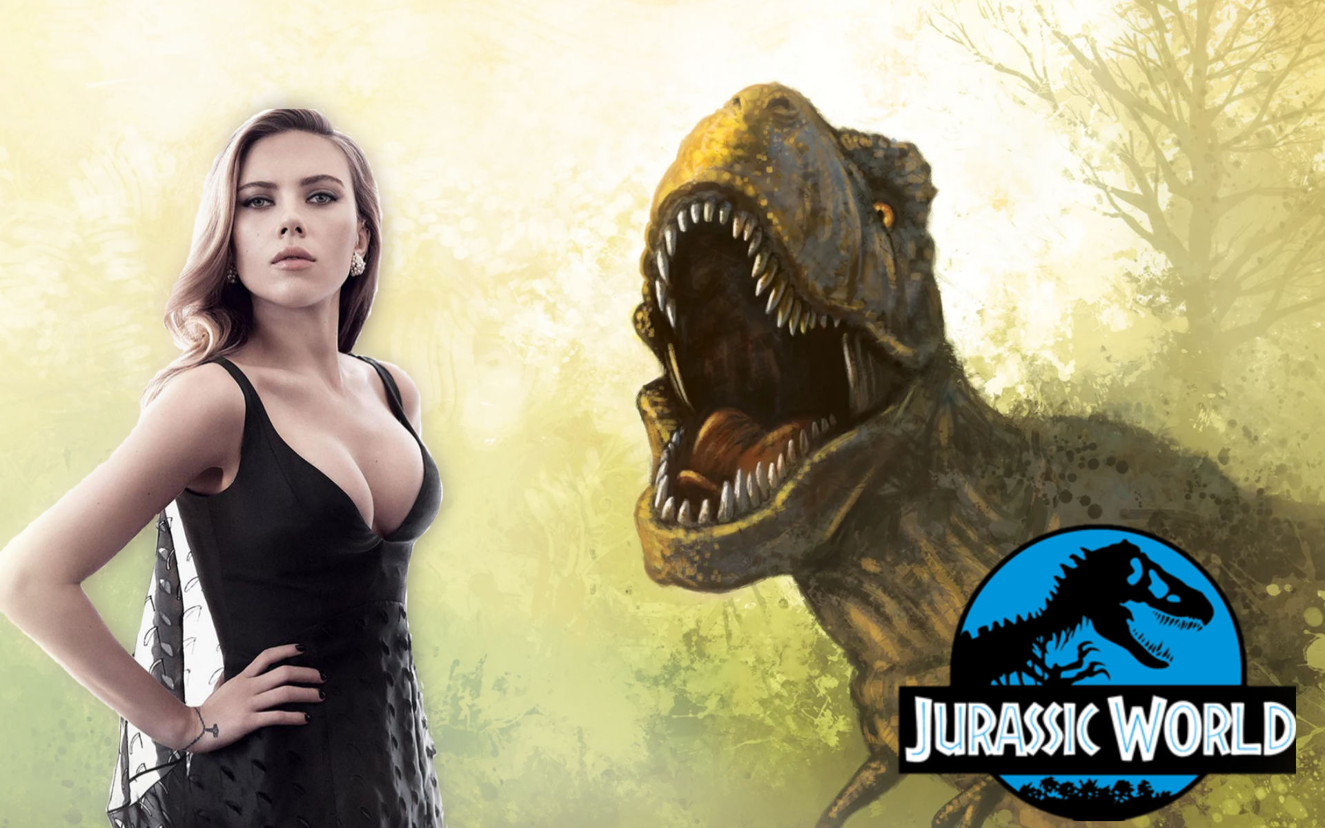 Un vedova nera nel parco di Jurassic World: Scarlett Johansson star del reboot giurassico