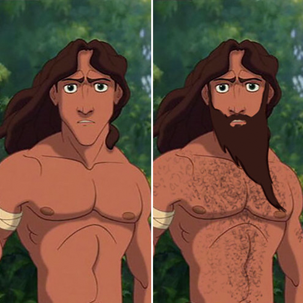 Perchè Tarzan non ha la barba?