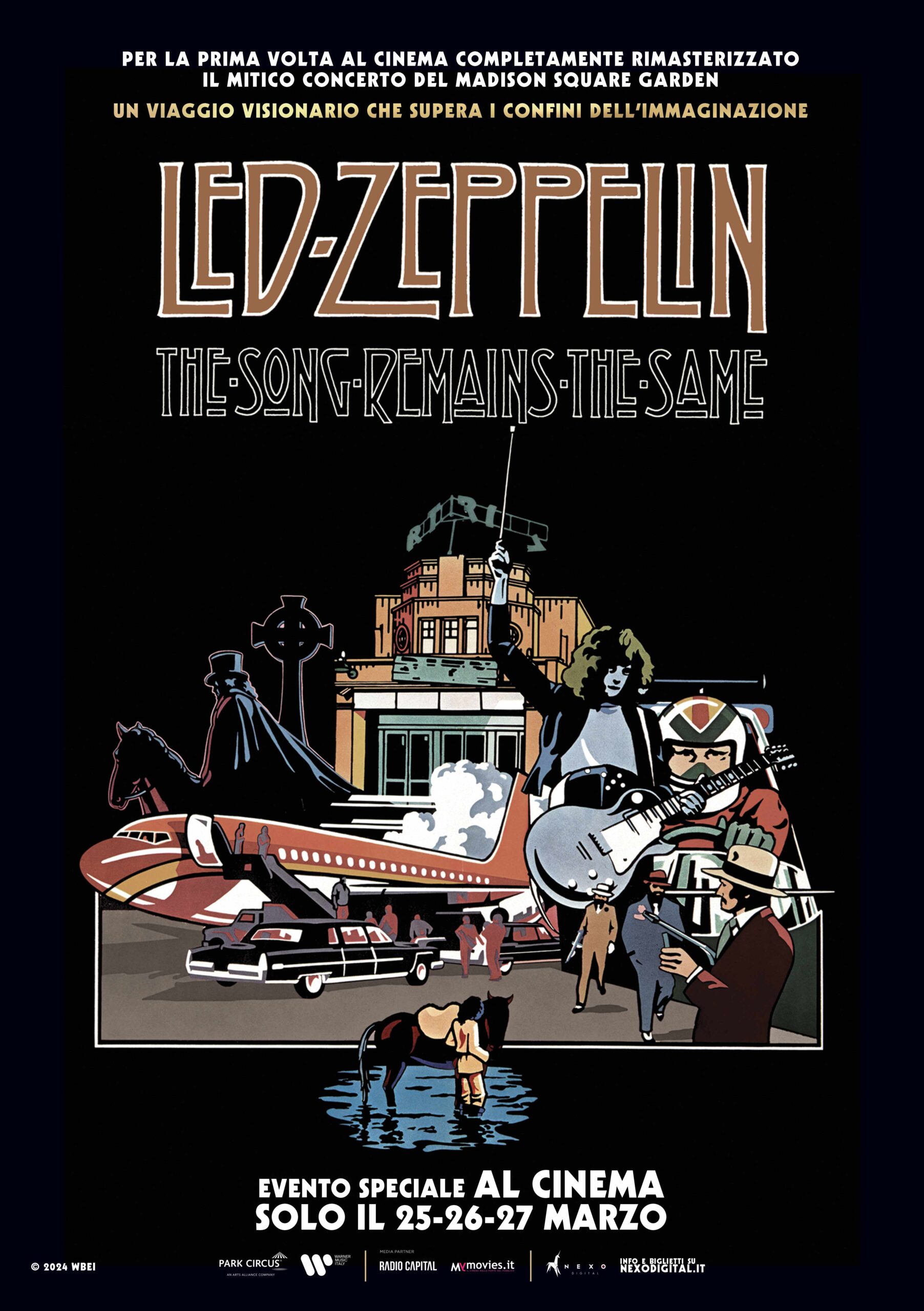 I Led Zeppelin arrivano al cinema con ‘The Song Remains the Same’