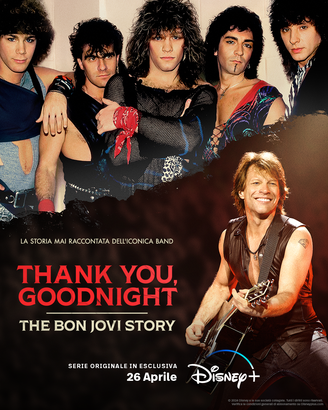Thank You, Goodnight: The Bon Jovi Story debutta il 26 aprile solo su Disney+