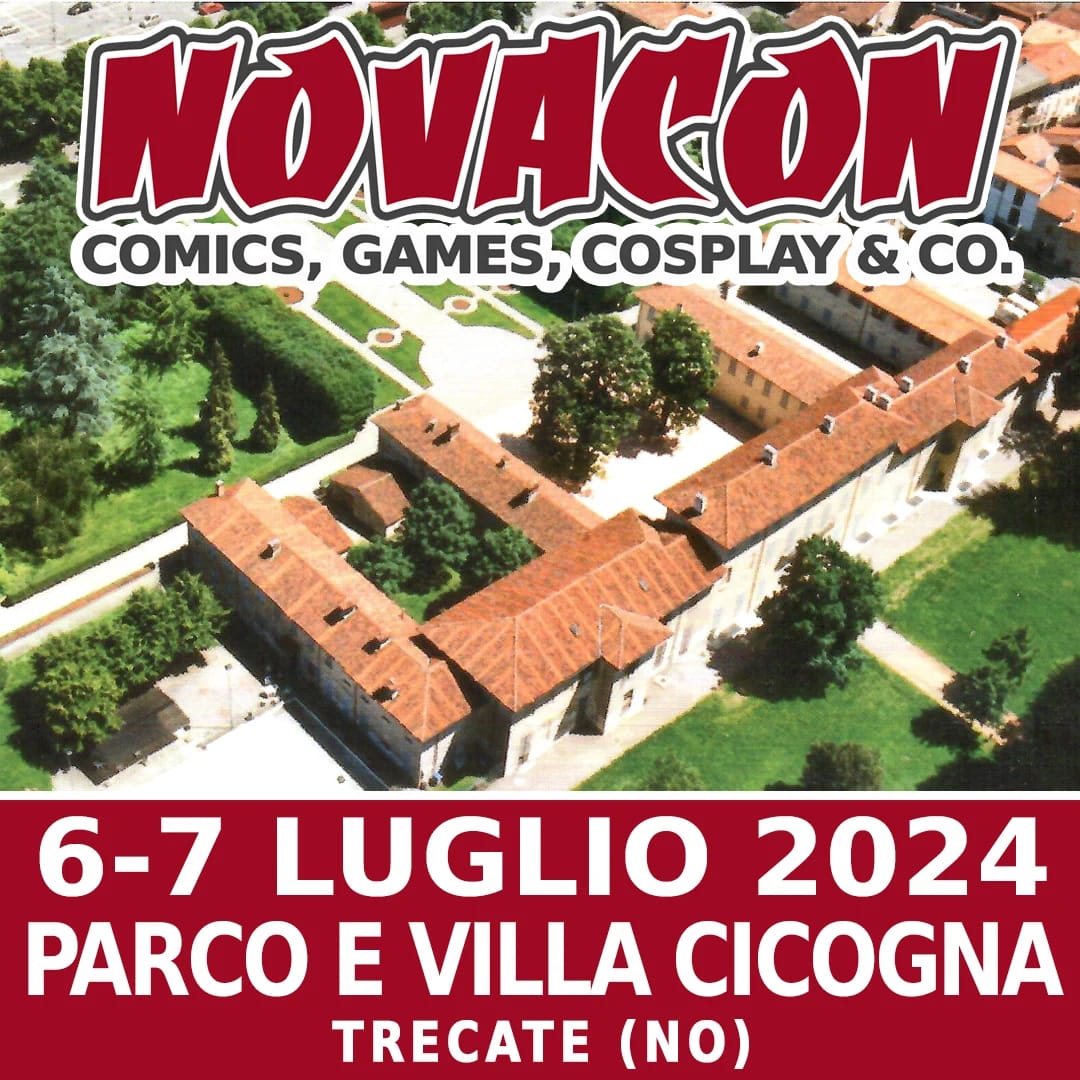 Novacon ritorna il 6 e 7 luglio 2024 al Parco e Villa Cicogna di Trecate (NO)