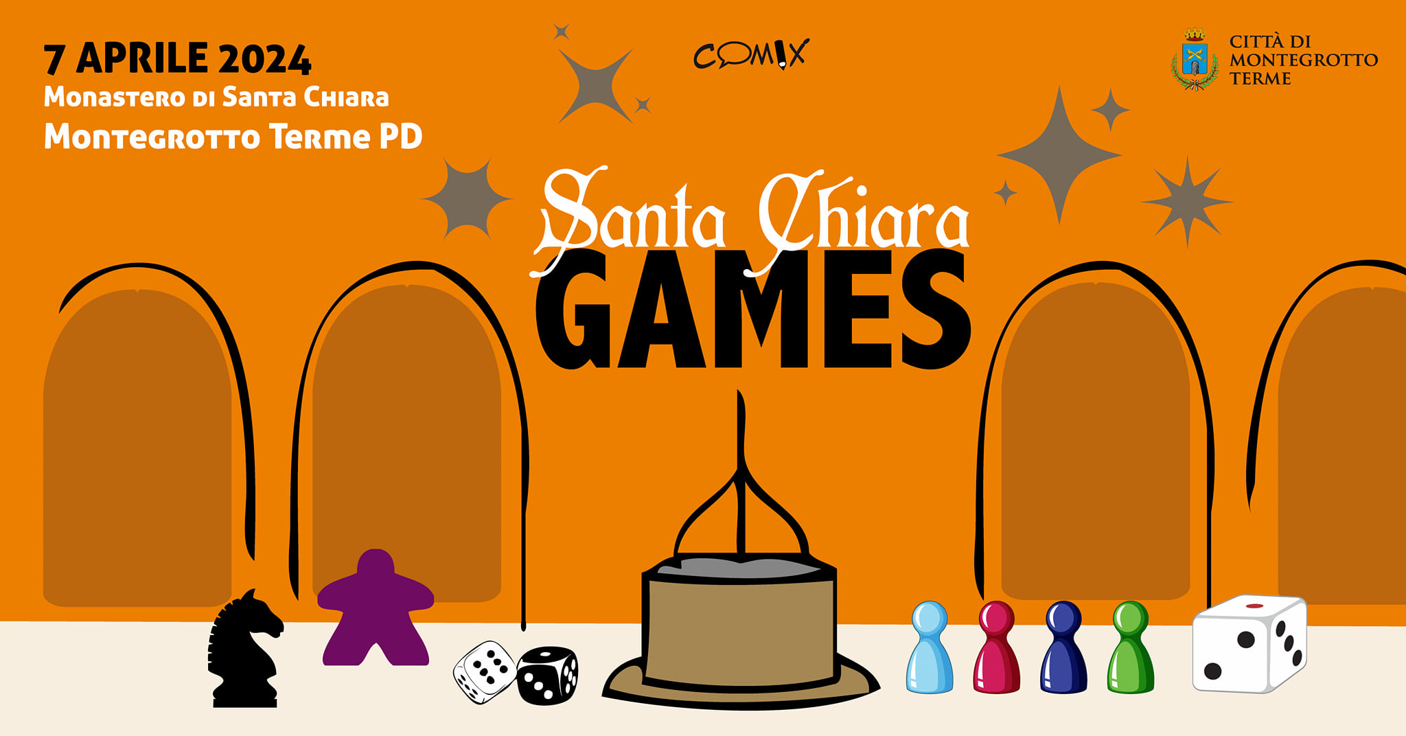 Comix presenta Santa Chiara Games: 7 aprile 2024