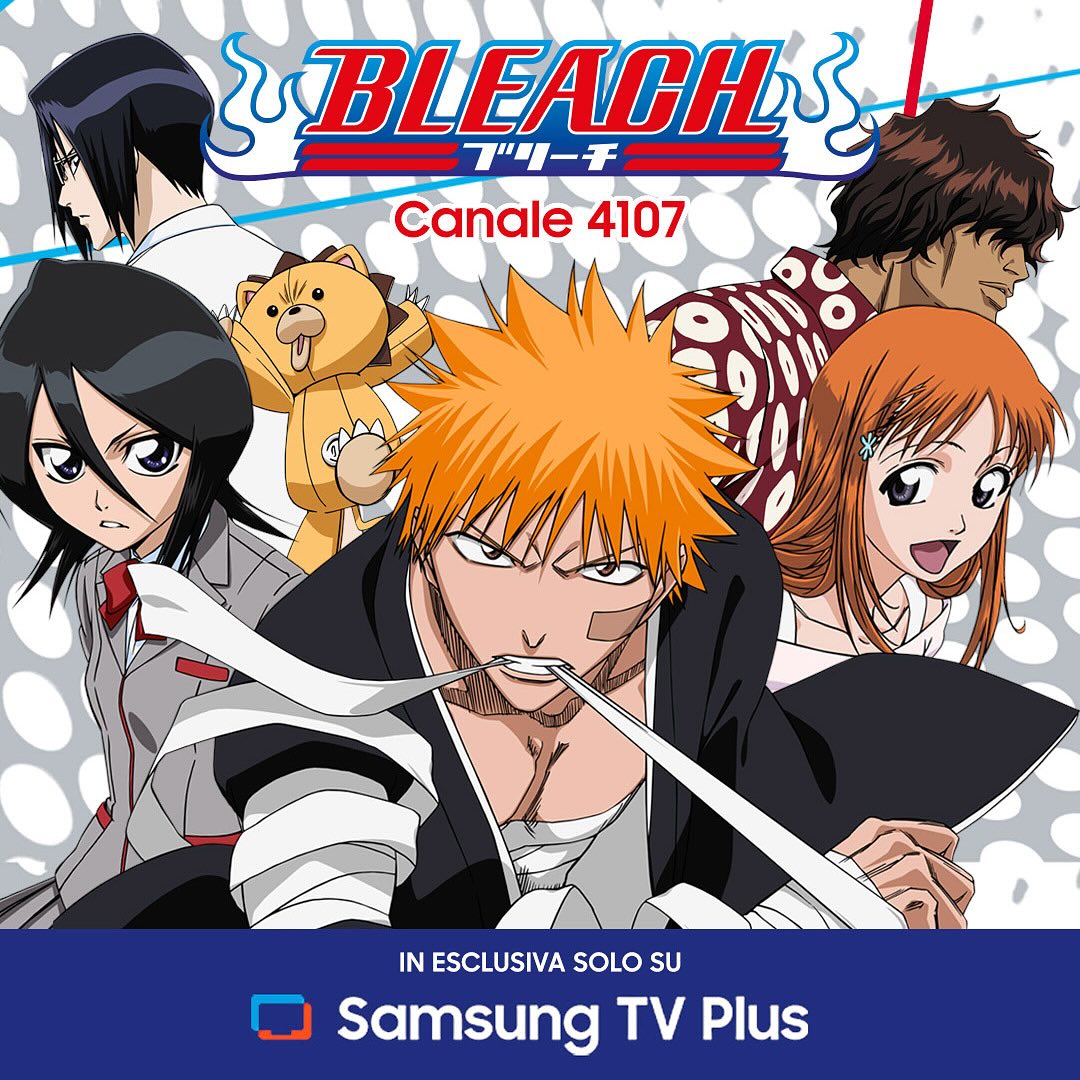 Bleach: tutte le stagioni gratis su Samsung TV Plus