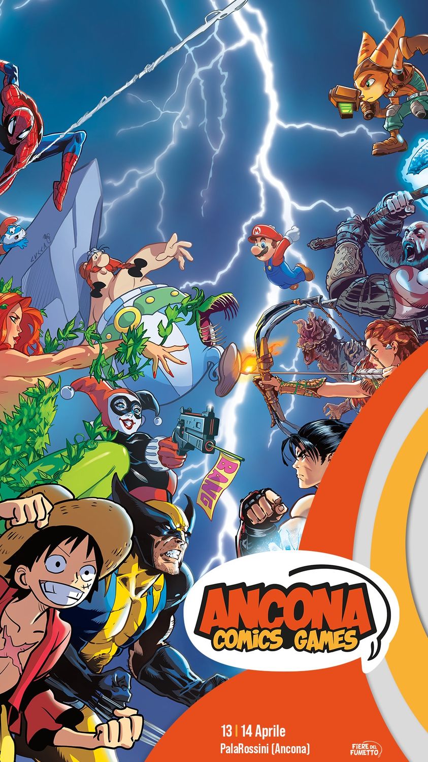 La quarta edizione di Ancona Comics&Games: 13 e 14 aprile 2024