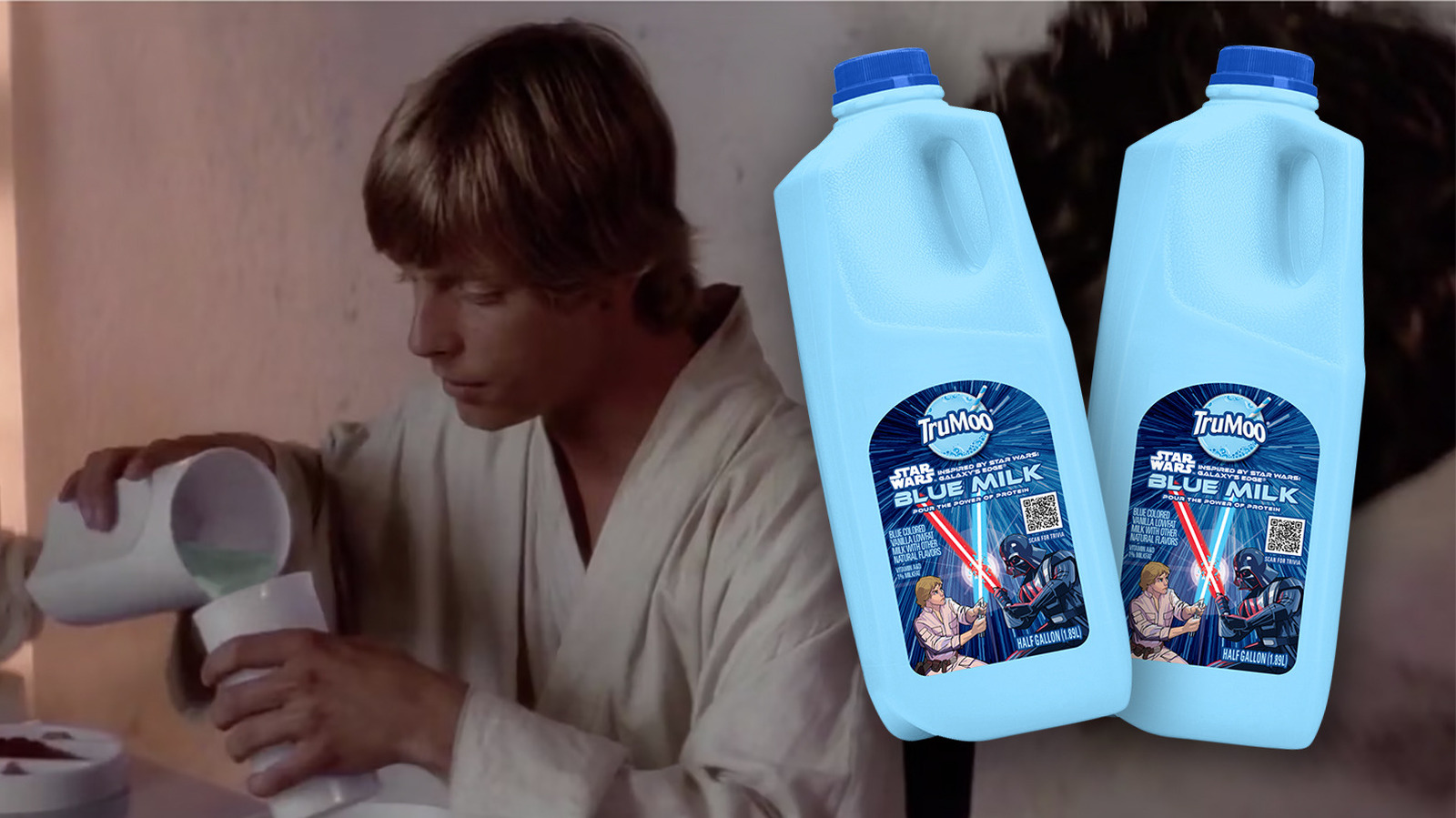 Il latte blu di Star Wars: da Tatooine ai supermercati americani!