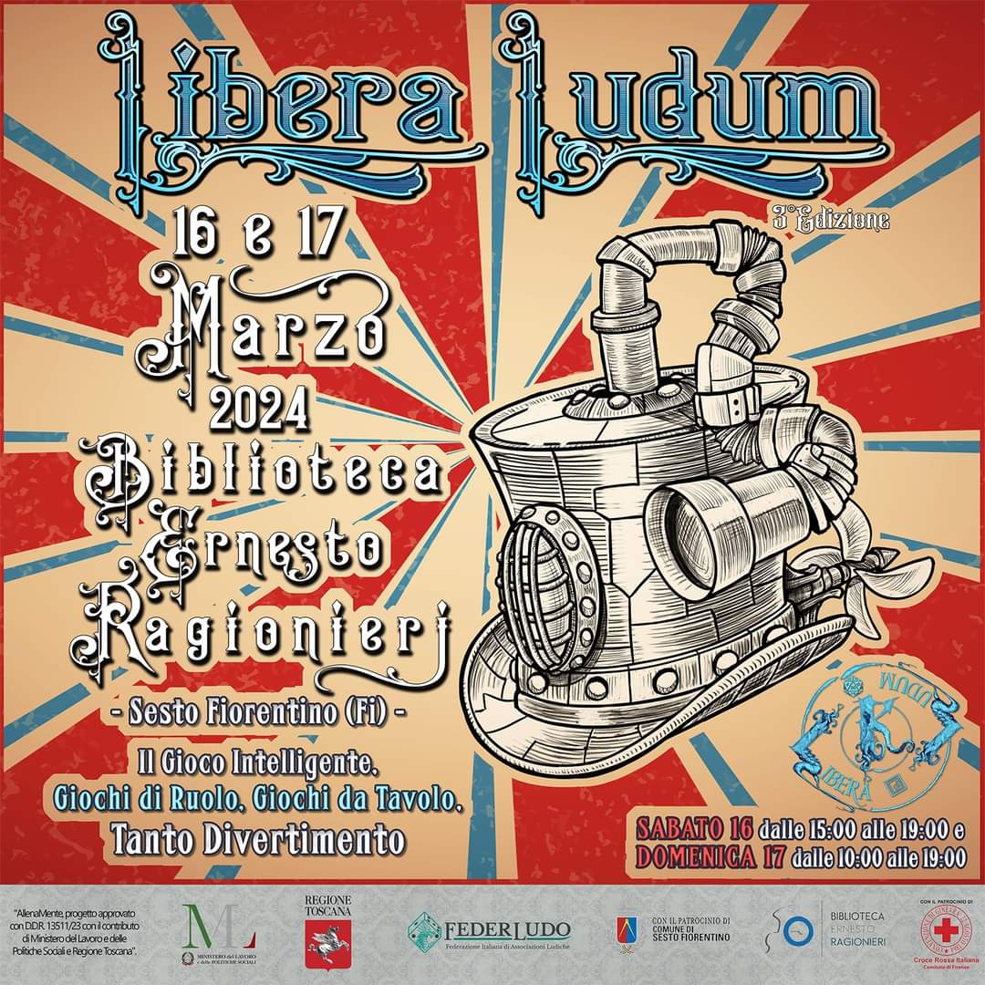 La terza edizione di Libera Ludum: 16 e 17 marzo 2024