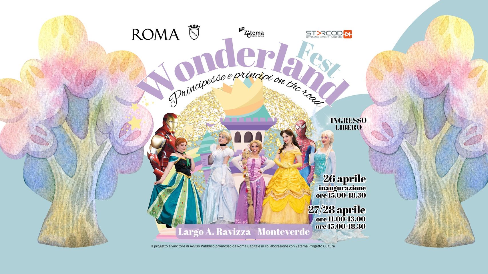 A Roma va in scena il Wonderland Fest: dal 26 al 28 aprile 2024
