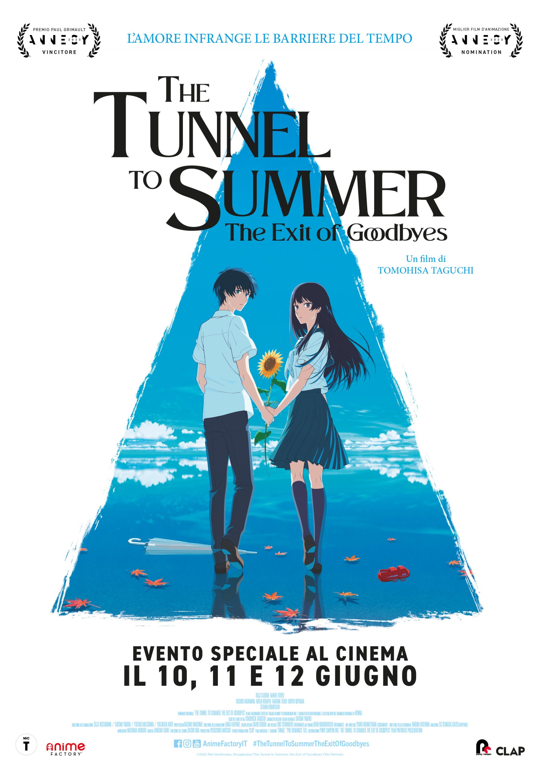 The Tunnel to Summer, the Exit of Goodbyes: svelato il poster italiano ufficiale del film