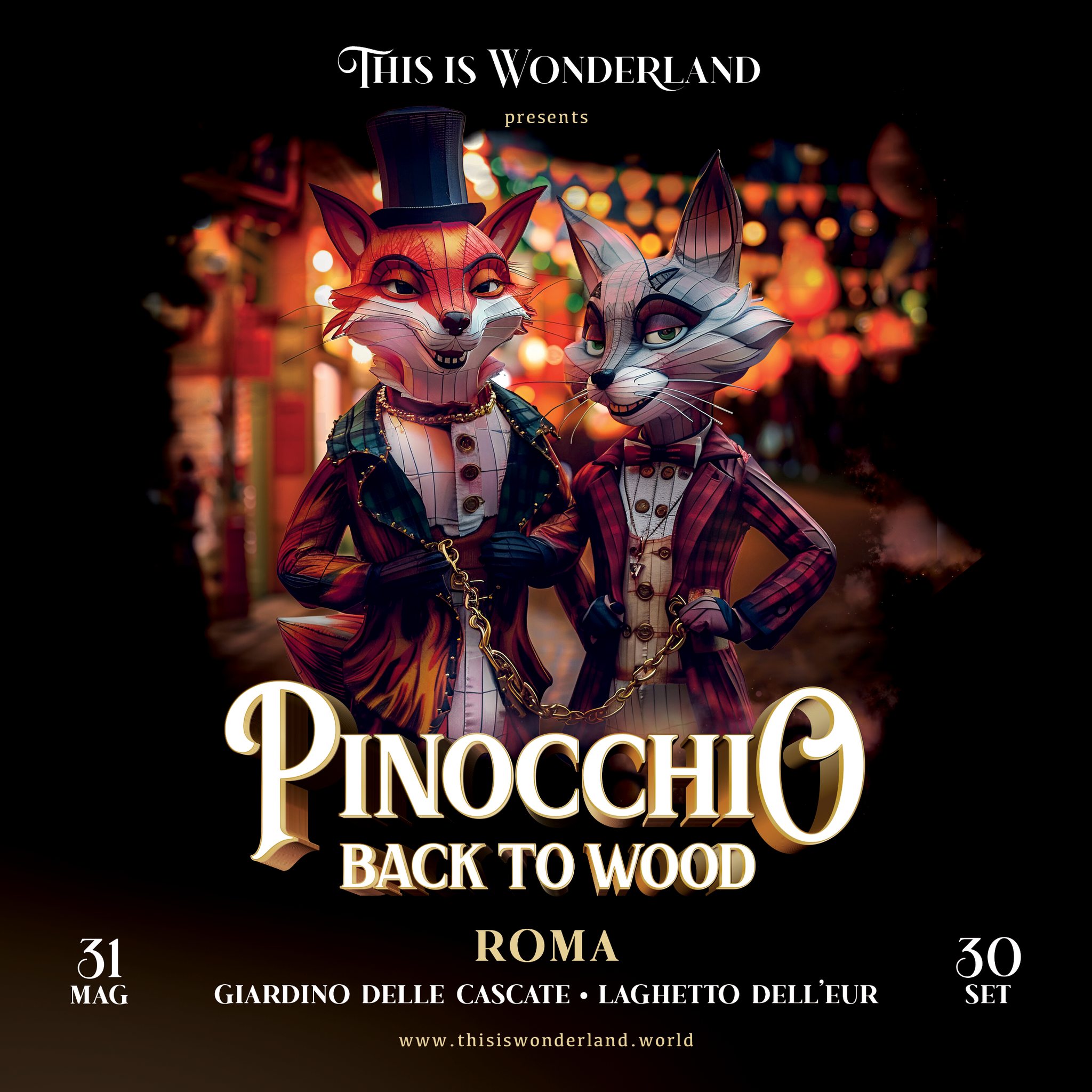 A Roma ritorna “This is Wonderland: Pinocchio – Back to Wood”