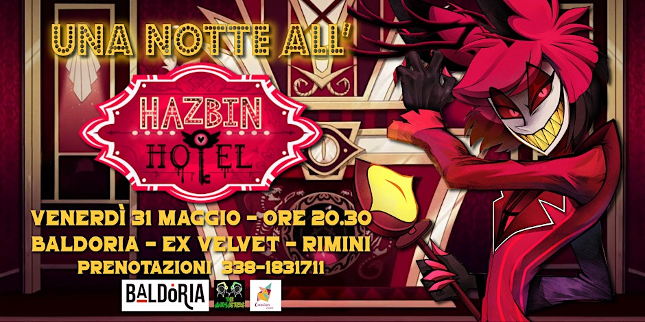 Il 31 maggio 2024: “Una Notte all’ Hazbin Hotel” a Rimini!