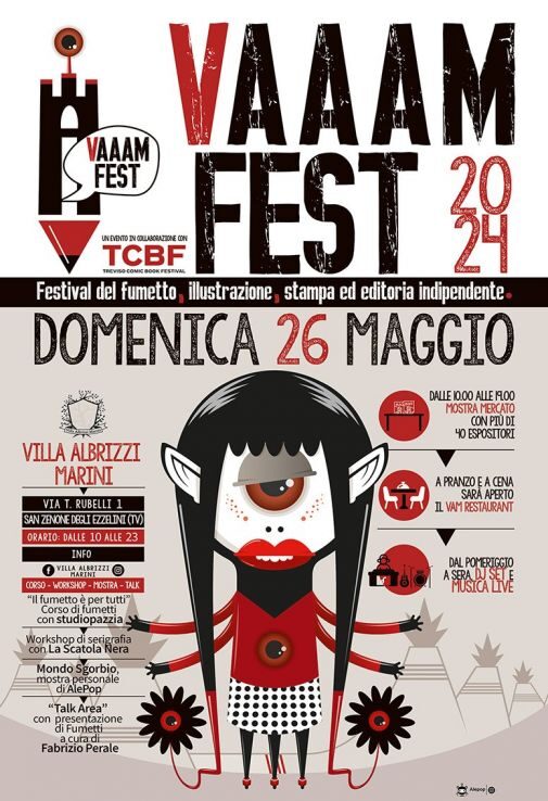 Vaaam! Fest il Festival del fumetto, illustrazione, stampa ed editoria indipendente: 26 maggio 2024
